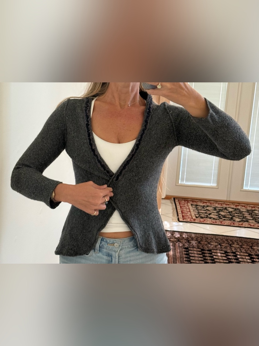 100% Wool Banana Republic Girls Sweater Cardigan